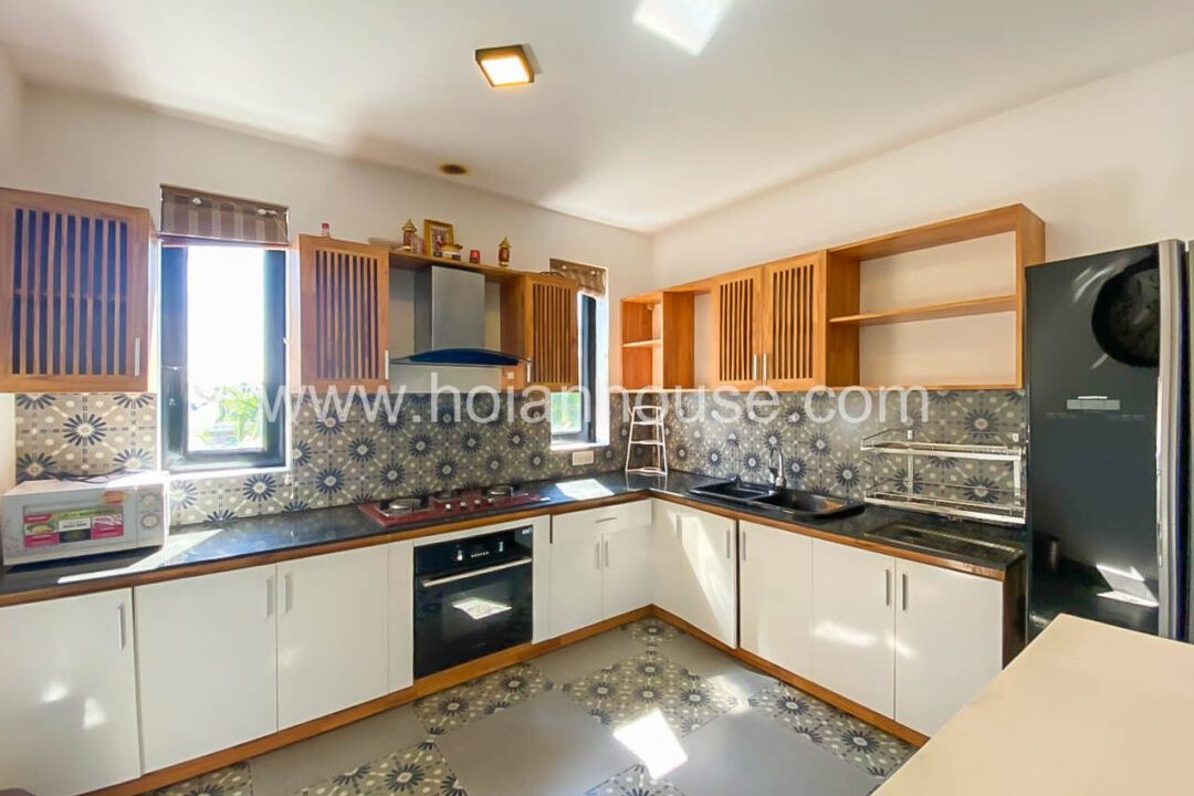 3 Bedroom Penthouse With Swimming Pool For Rent In Cam Thanh, Hoi An. (13 Million Vnd/month – Approximately 550 Usd)(hah632)