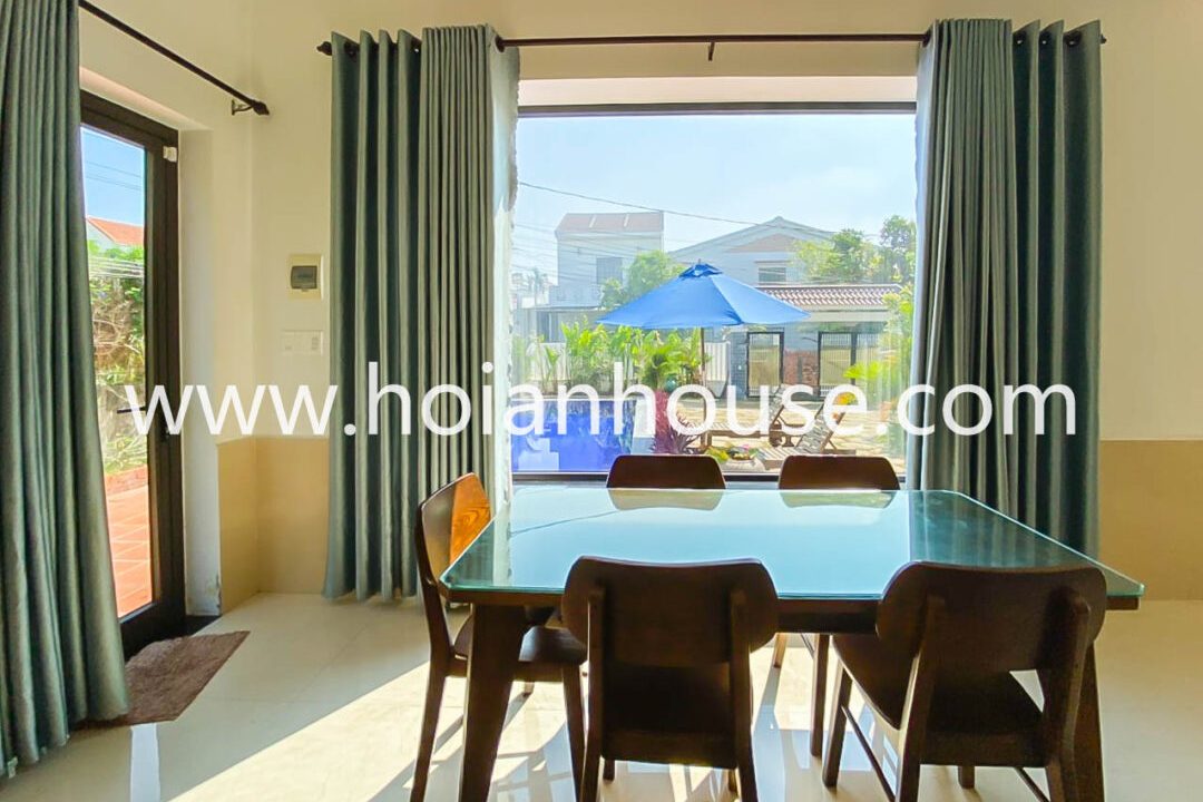 2 Beds, 2 Baths House With Swimming Pool For Rent In Cam Chau, Hoi An (14 Million Vnd/month – 560 Usd)(hah559)