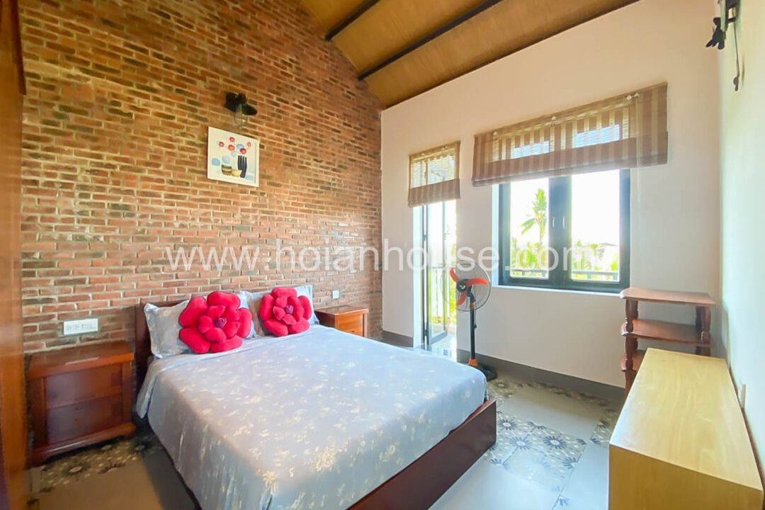 3 Bedroom Penthouse With Swimming Pool For Rent In Cam Thanh, Hoi An. (13 Million Vnd/month – Approximately 550 Usd)(hah632)