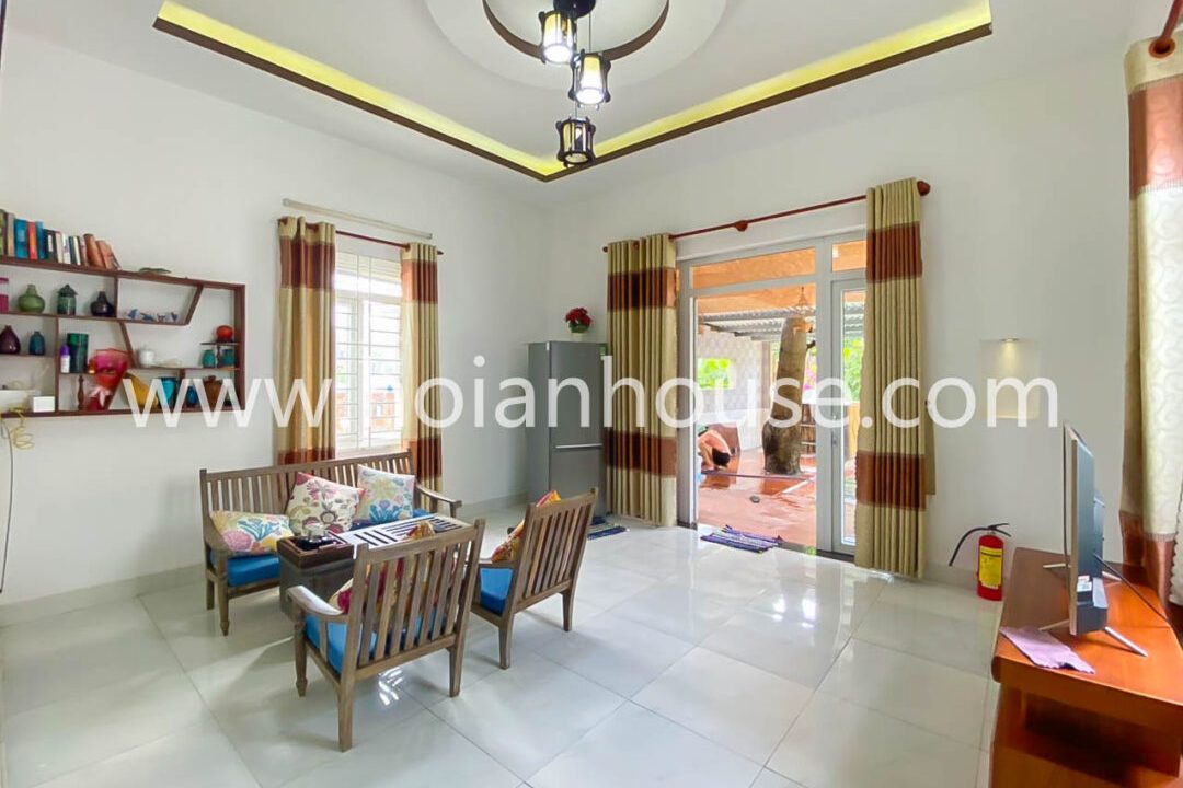 Beautiful Beach House 3 Bedroom And 2 Bath For Rent In An Bang, Hoi An (14 Million Vnd/month Approximately $600)(hah600)