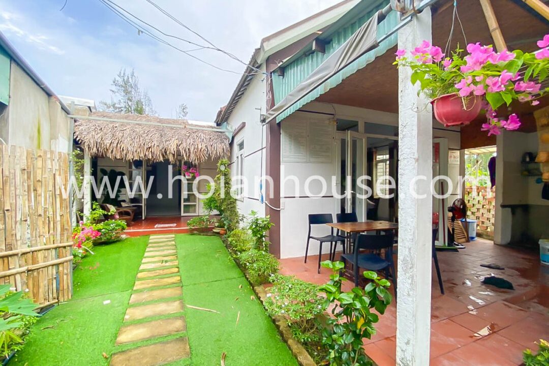 Beautiful Beach House 3 Bedroom And 2 Bath For Rent In An Bang, Hoi An (14 Million Vnd/month Approximately $600)(hah600)