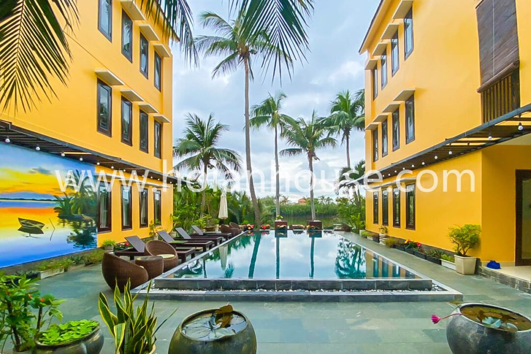 1 Bedroom Apartment With Swimming Pool For Rent In Cam Thanh, Hoi An. ( 7 Million Vnd/month – Approximately 290usd)(hah563)