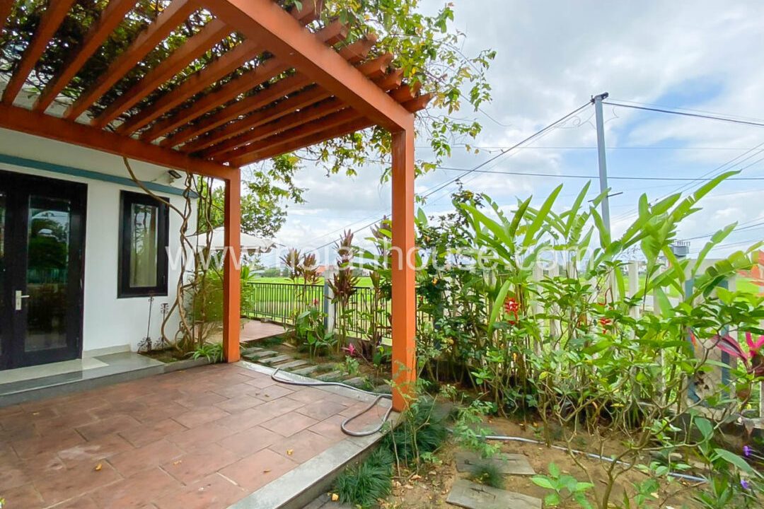 2 Bedroom House With Nice View To The Rice Paddy For Rent In Cam Thanh, Hoi An ( 10 Million Vnd/month – Approximately – $430)(hah623)