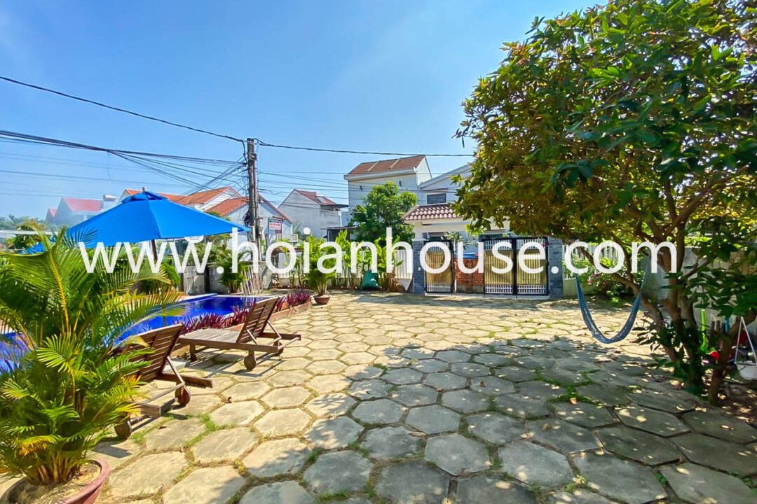 2 Beds, 2 Baths House With Swimming Pool For Rent In Cam Chau, Hoi An (14 Million Vnd/month – 560 Usd)(hah559)