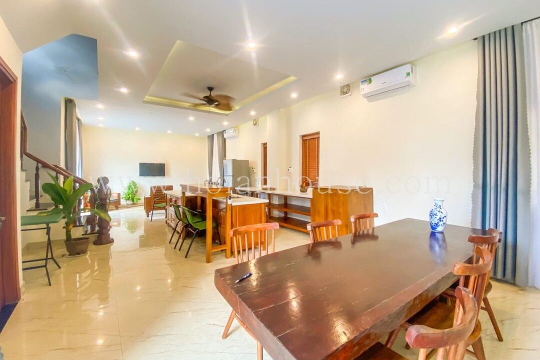 2 Bedroom Apartment With Swimming Pool For Rent In Cam Thanh, Hoi An. (16 Million Vnd/month Approximately $680)(hah634)
