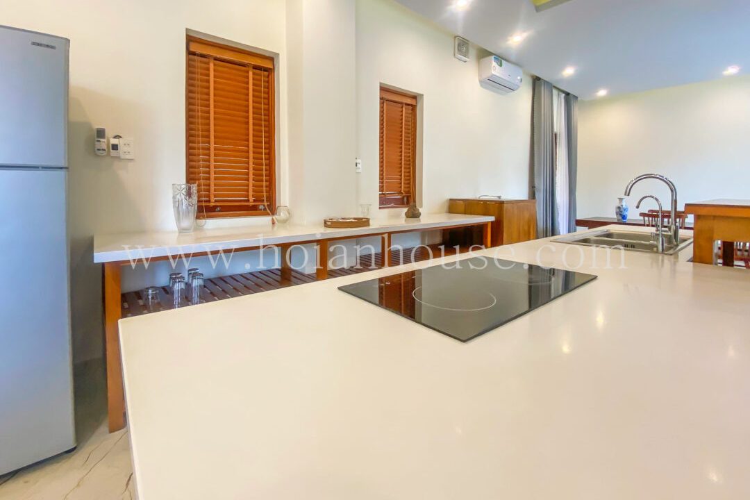 2 Bedroom Apartment With Swimming Pool For Rent In Cam Thanh, Hoi An. (16 Million Vnd/month Approximately $680)(hah634)