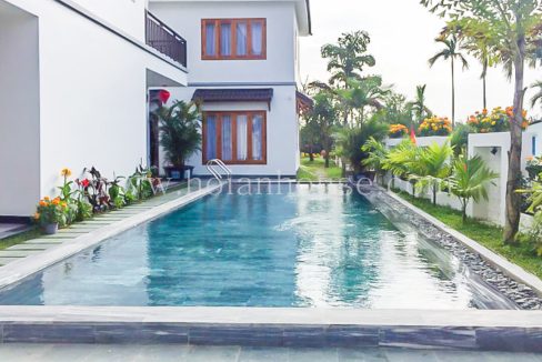 2 Bedroom Apartment With Swimming Pool For Rent In Cam Thanh, Hoi An. (16 Million Vnd/month Approximately $680)(hah634)