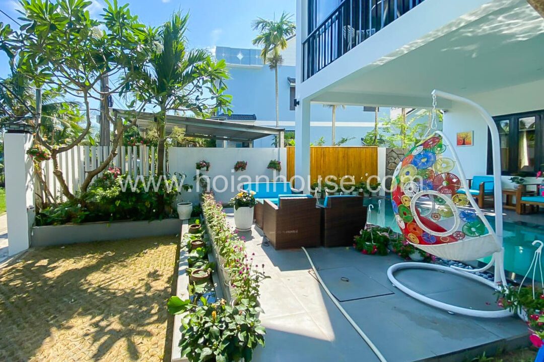 3 Bedroom Penthouse With Swimming Pool For Rent In Cam Thanh, Hoi An. (13 Million Vnd/month – Approximately 550 Usd)(hah632)