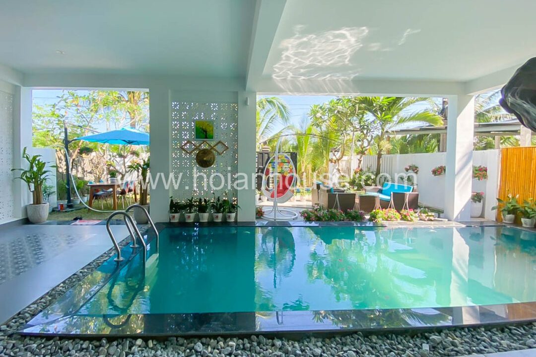 Fabulous 2 Bedroom Apartment With Shared Pool For Rent In Cam Thanh, Hoi An! (9 Million Vnd/month – Approximately $380)(hah644)