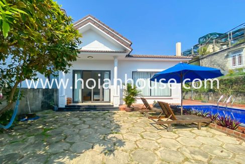 2 Beds, 2 Baths House With Swimming Pool For Rent In Cam Chau, Hoi An (14 Million Vnd/month – 560 Usd)(hah559)
