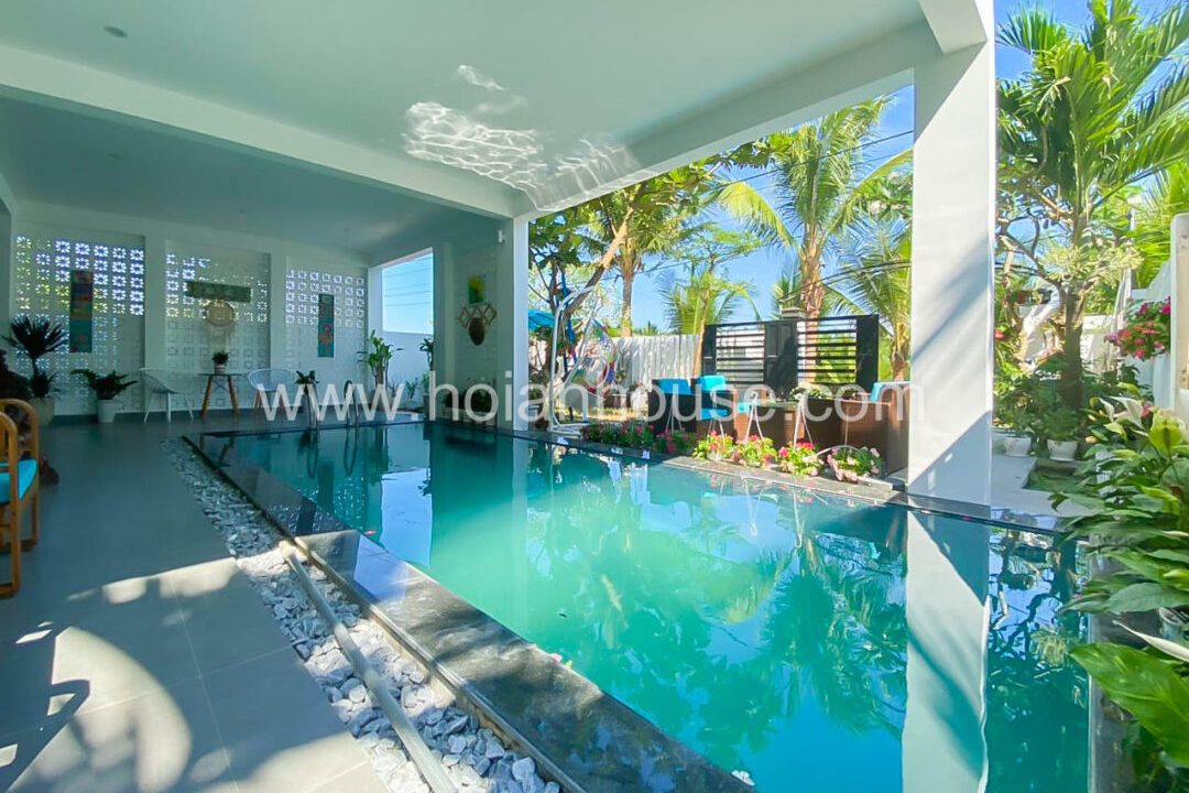 Fabulous 2 Bedroom Apartment With Shared Pool For Rent In Cam Thanh, Hoi An! (9 Million Vnd/month – Approximately $380)(hah644)