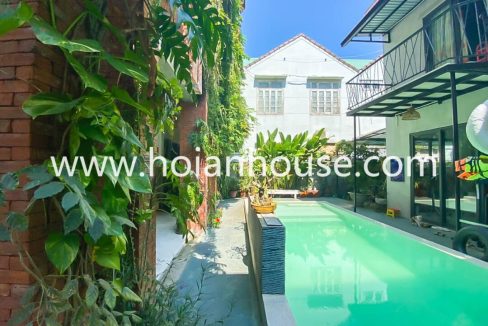 2 Bedroom, 1 Bathroom Apartment With Pool For Rent In Tan An, Hoi An (7,5 Million Vnd/month – Approximately 300 Usd)(hah558)