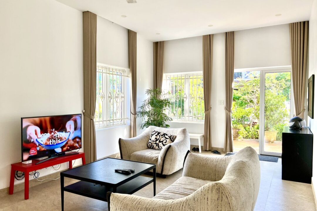 Nice 2 Bedroom House With Beautiful Garden For Rent In Cam Chau, Hoi An. (15 Million Vnd/month)(hah562)