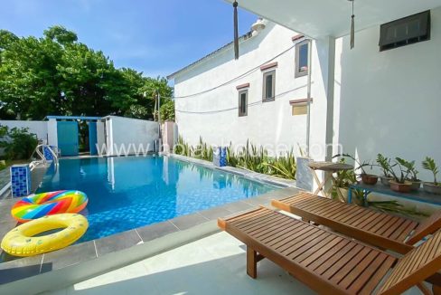 3 Beds, 2 Bath House With Swimming Pool For Rent In Cam Thanh, Hoi An (10 Million Vnd/month – Approximately $420)(hah563)