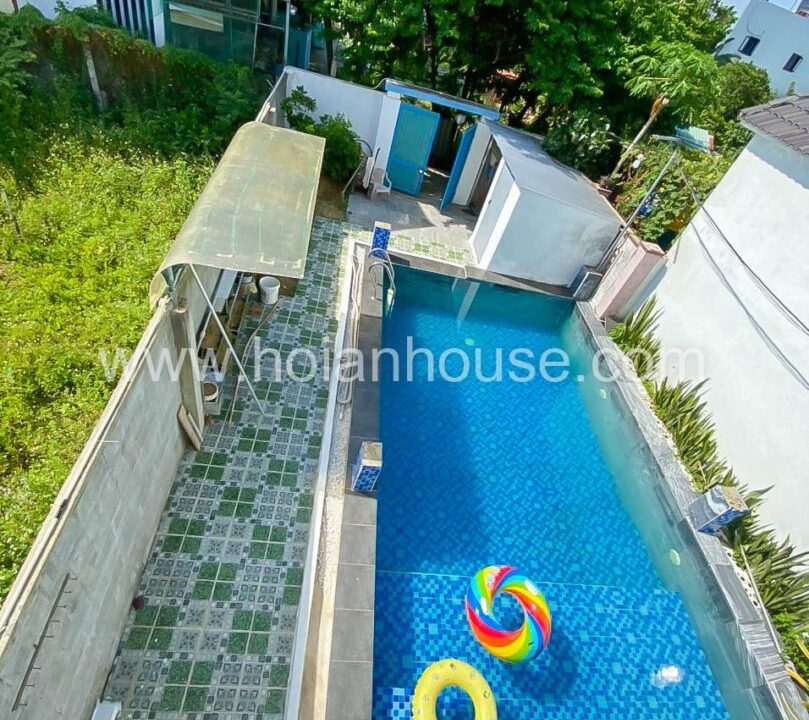 3 Beds, 2 Bath House With Swimming Pool For Rent In Cam Thanh, Hoi An (10 Million Vnd/month – Approximately $420)(hah563)