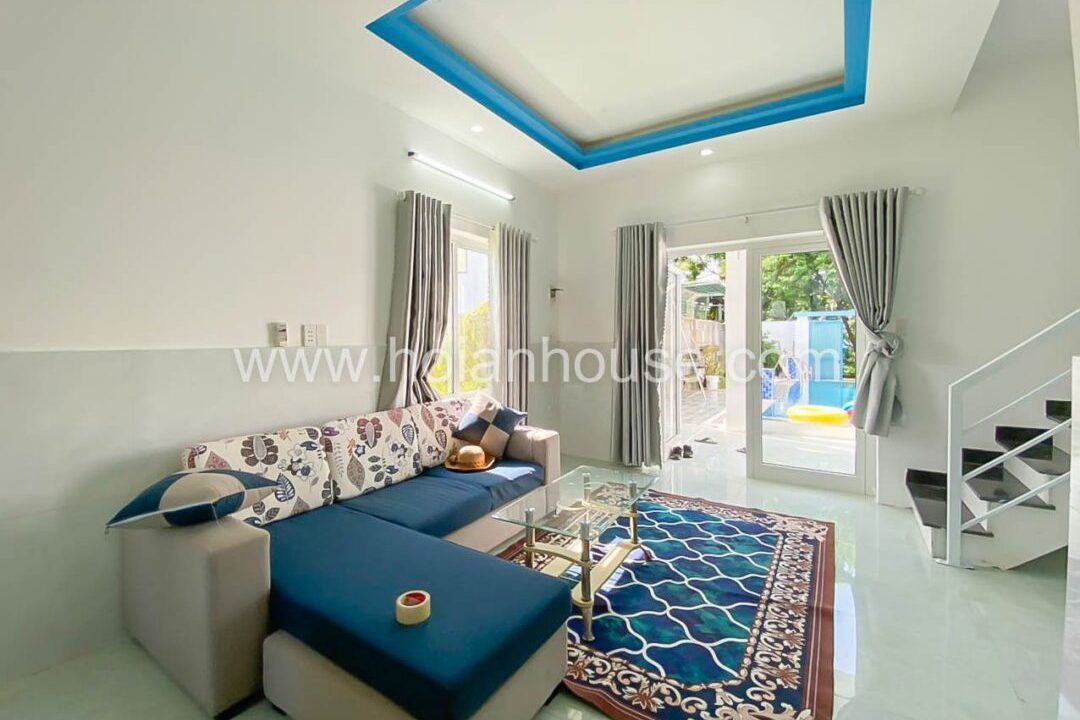 3 Beds, 2 Bath House With Swimming Pool For Rent In Cam Thanh, Hoi An (10 Million Vnd/month – Approximately $420)(hah563)