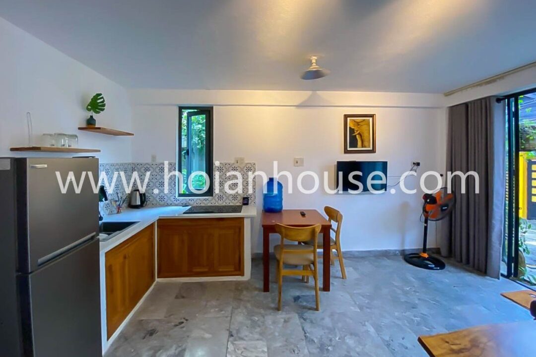 Charming 2 Bed 1 Bath Apartment For Rent On One Of The Lovely, Quietest Streets In Cam Chau. (8 Million Vnd/month – Approximately $350)(hah566)