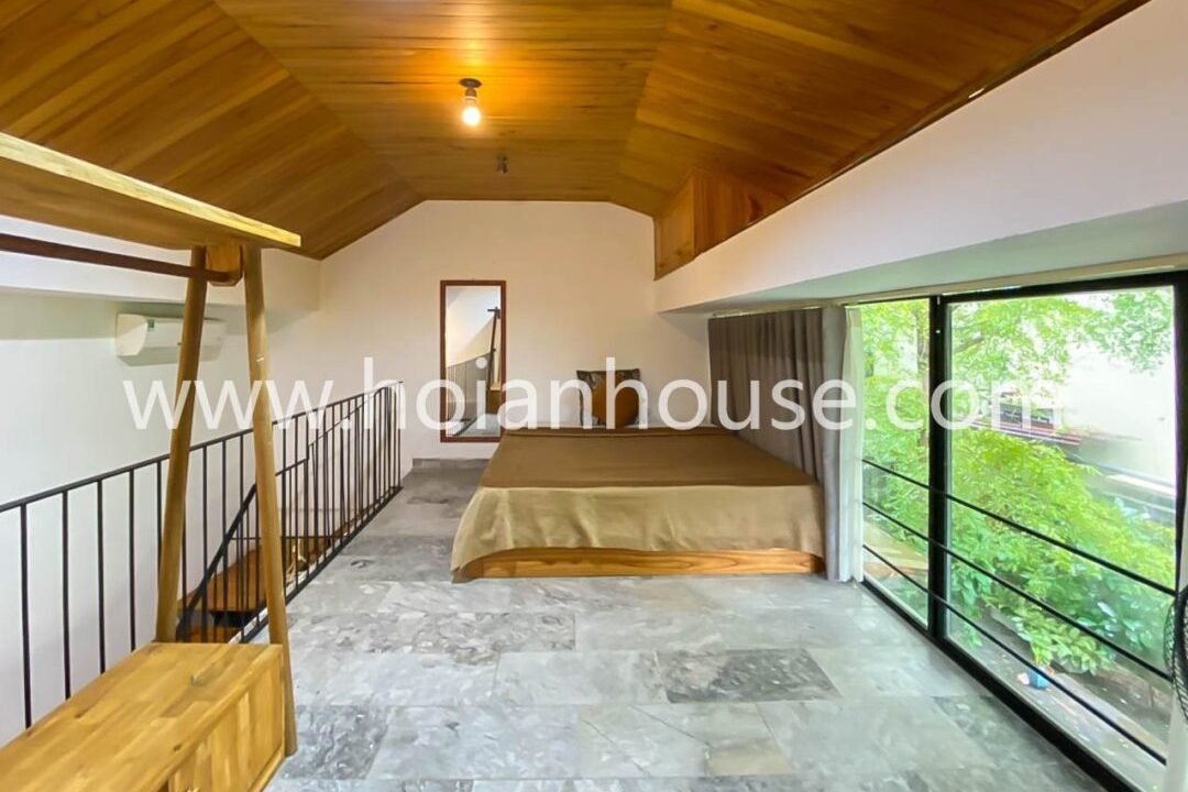 Charming 2 Bed 1 Bath Apartment For Rent On One Of The Lovely, Quietest Streets In Cam Chau. (8 Million Vnd/month – Approximately $350)(hah566)