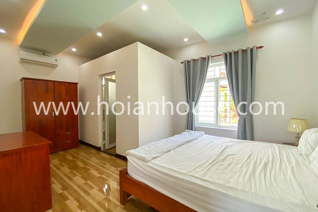 Neat And Clean 2 Bedroom, 3 Bathroom House With Swimming Pool For Rent In Very Nice Cam Thanh Neighborhood.(15 Million Vnd/month Approximately $640)(hah572)
