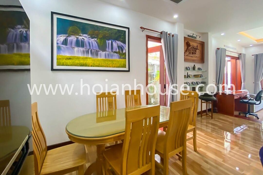 Neat And Clean 2 Bedroom, 3 Bathroom House With Swimming Pool For Rent In Very Nice Cam Thanh Neighborhood.(15 Million Vnd/month Approximately $640)(hah572)