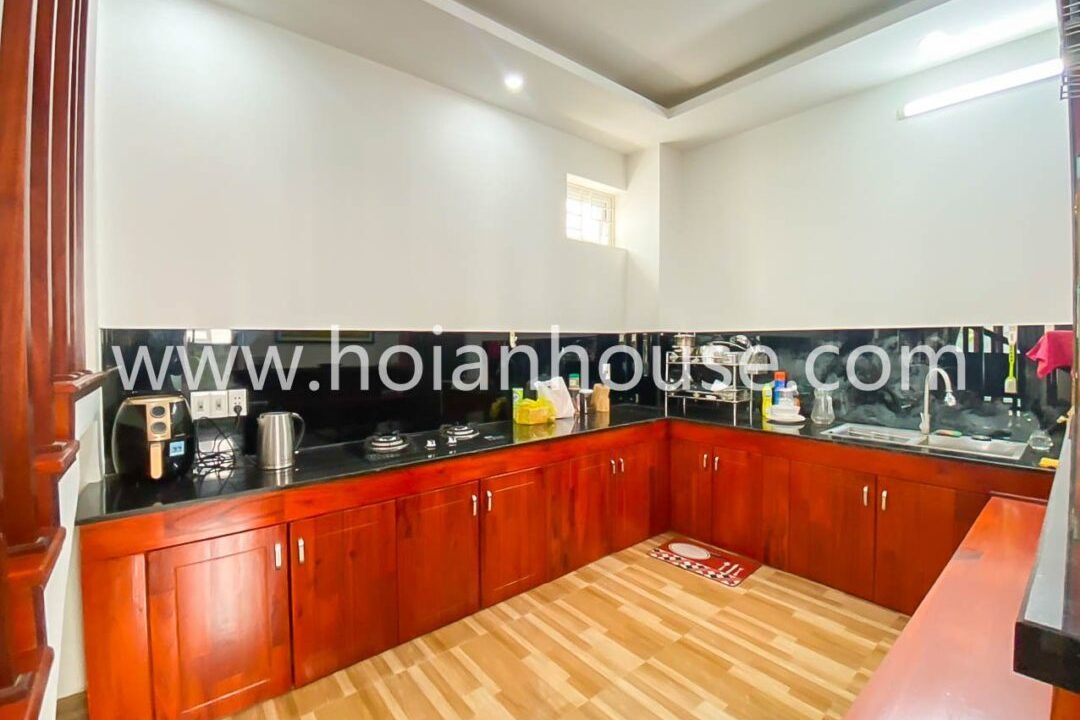 Neat And Clean 2 Bedroom, 3 Bathroom House With Swimming Pool For Rent In Very Nice Cam Thanh Neighborhood.(15 Million Vnd/month Approximately $640)(hah572)