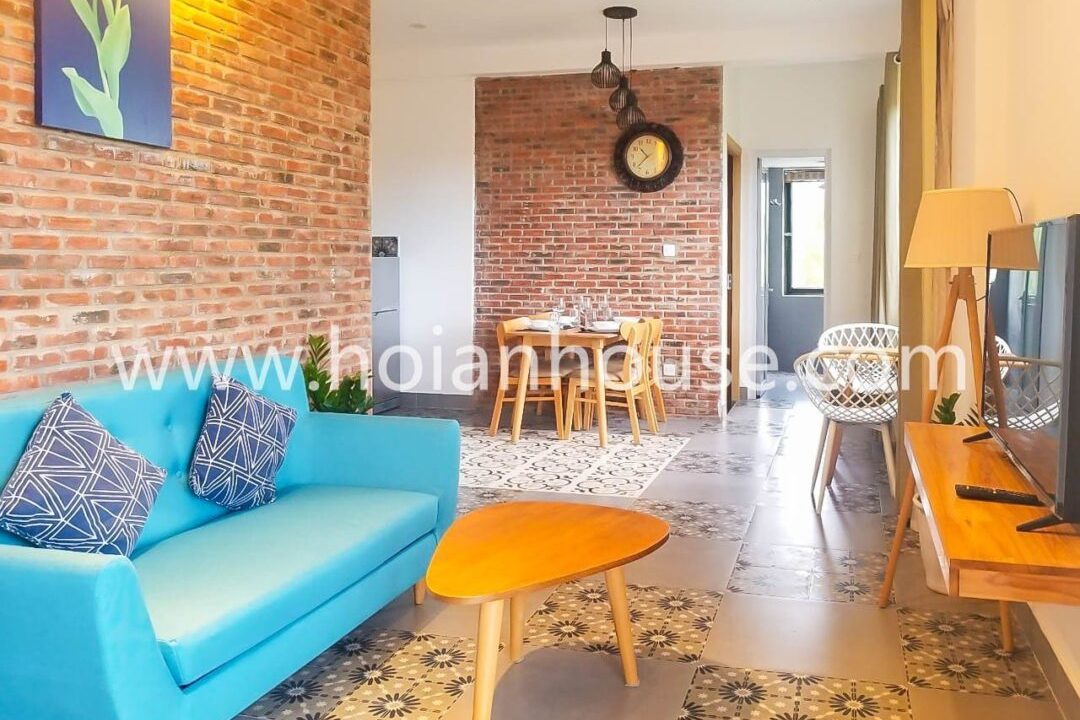 1 Bedroom Apartment With Swimming Pool For Rent In Cam Thanh, Hoi An (6 Million Vnd/month Approximately 222 Usd)(hah583)