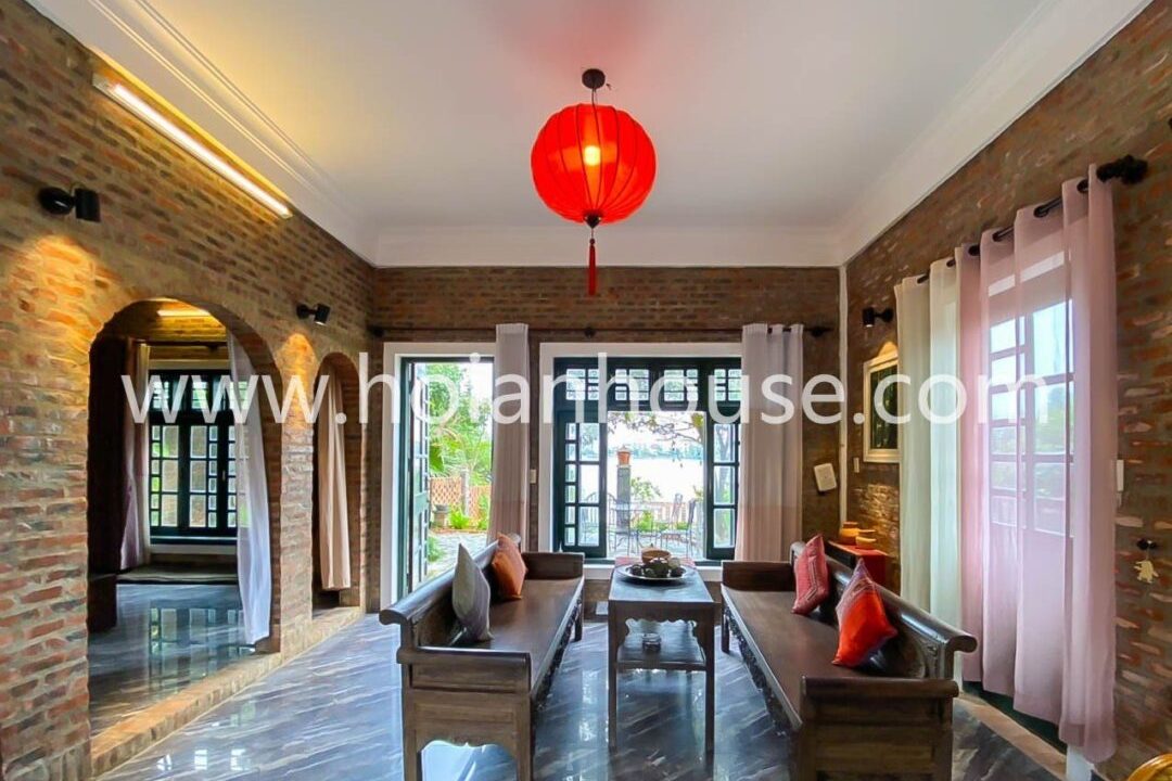 4 Bed, 4 Bath House With Beautiful River View For Rent In Cam Nam, Hoi An ( 15 Million Vnd/month – $640)(hah590)