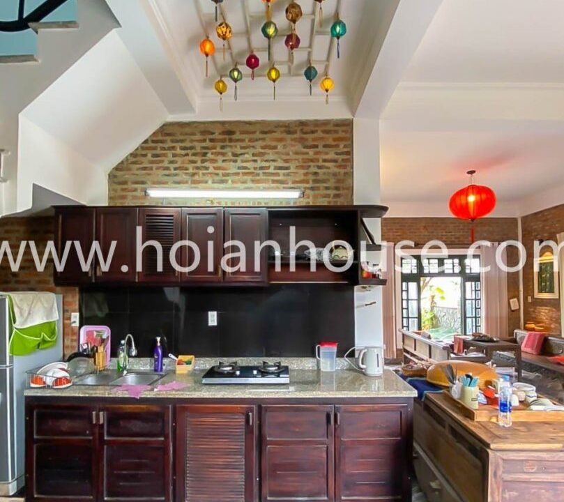 4 Bed, 4 Bath House With Beautiful River View For Rent In Cam Nam, Hoi An ( 15 Million Vnd/month – $640)(hah590)