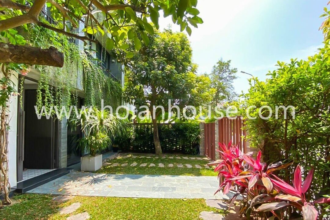 Brand New 6 Bedroom, 6 Bathrooms Villa In A Gated Community For Rent In Cam Thanh, Hoi An (45 Million Vnd/month – $1,900)(hah593)