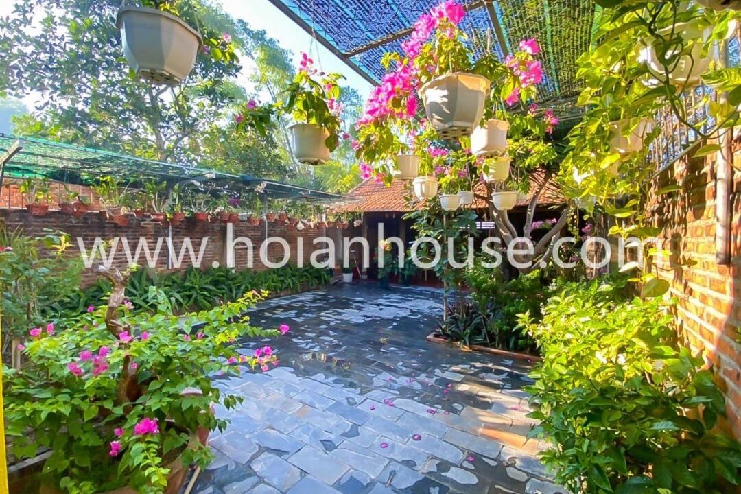 Very Cool 3 Bedroom, 3 Bathroom House With Garden For Rent In Cam Ha, Hoi An (14 Million Vnd/month Approximately $600)(hah599)