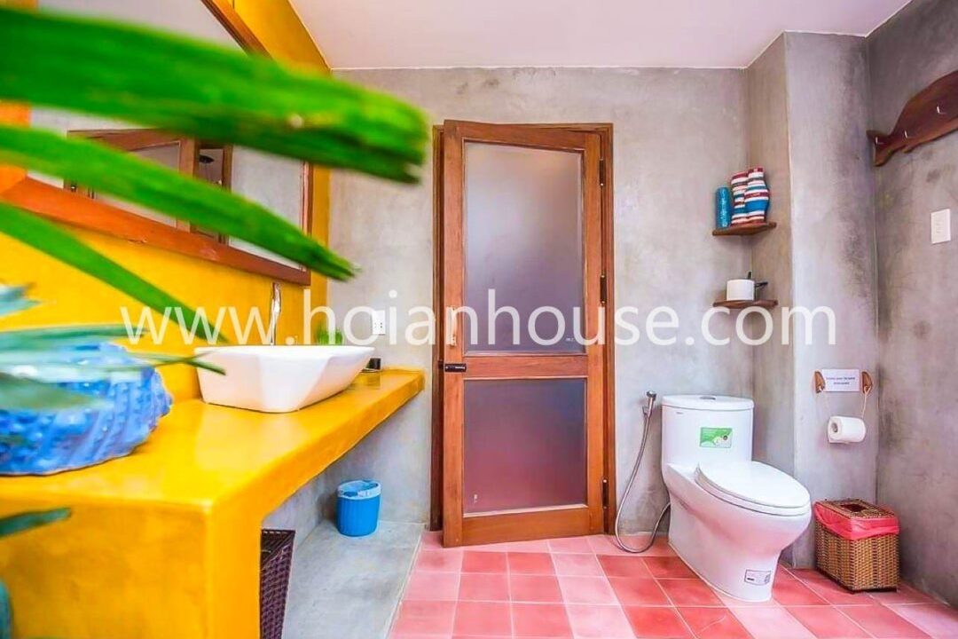 Charming 3 Bedroom House With Swimming Pool For Rent At An Bang Beach (32 Million Vnd/month – Approximately $1,355)(hah603)