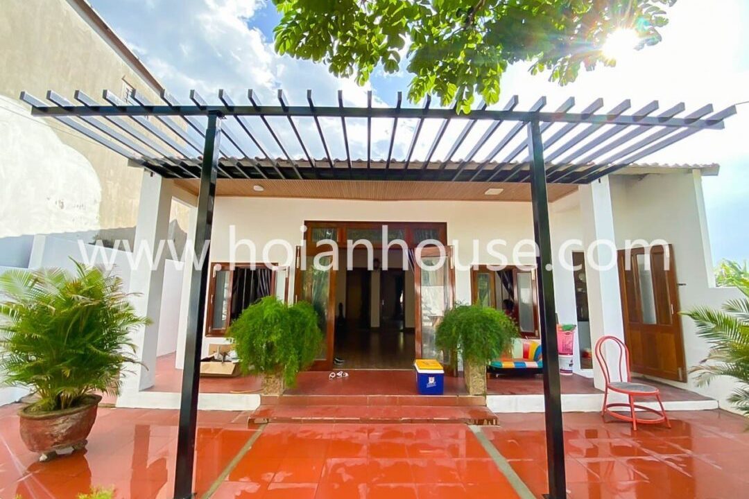 A Brand New, Single Story House Featuring 2 Bedrooms, 2 Bathrooms, And A Lovely Yard, Situated In The Nice Neighborhood Of Cam Thanh In Hoi An.(14 Million Vnd/month – Approximately $590)(hah608)