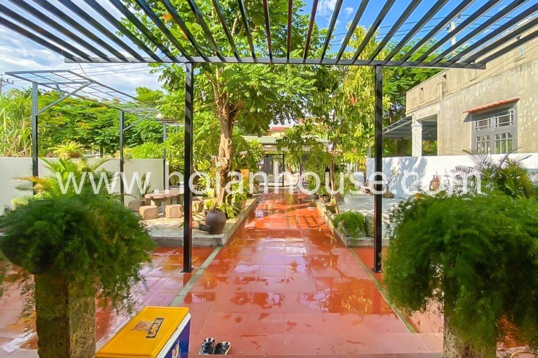 A Brand New, Single Story House Featuring 2 Bedrooms, 2 Bathrooms, And A Lovely Yard, Situated In The Nice Neighborhood Of Cam Thanh In Hoi An.(14 Million Vnd/month – Approximately $590)(hah608)