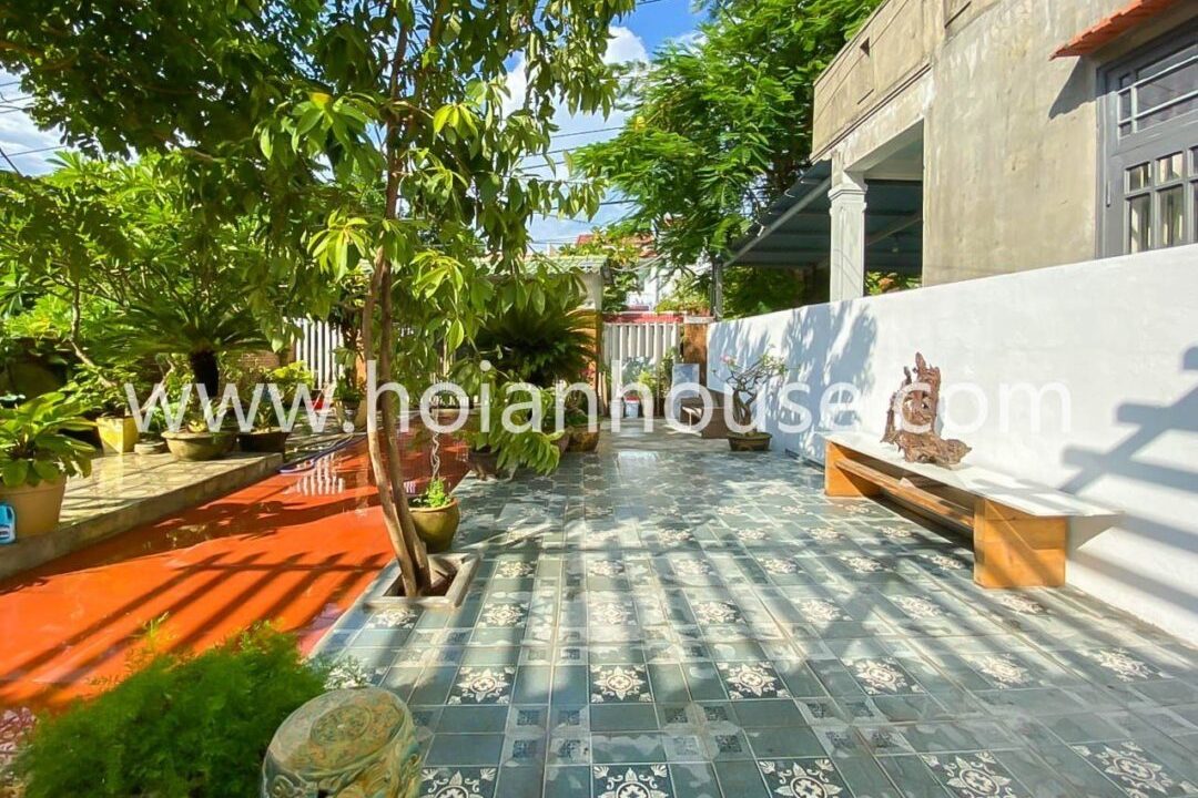 A Brand New, Single Story House Featuring 2 Bedrooms, 2 Bathrooms, And A Lovely Yard, Situated In The Nice Neighborhood Of Cam Thanh In Hoi An.(14 Million Vnd/month – Approximately $590)(hah608)