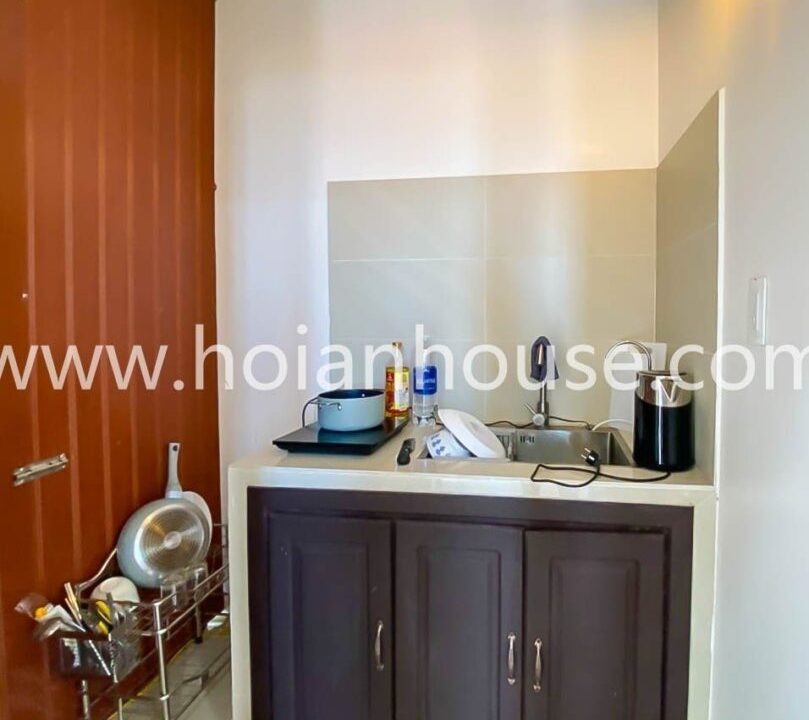New Studio Apartment For Rent Located On The Top Floor In The Picturesque Area Of Cam Nam, Hoi An. (4,5 Million Vnd/month Approximately $190)(hah606)