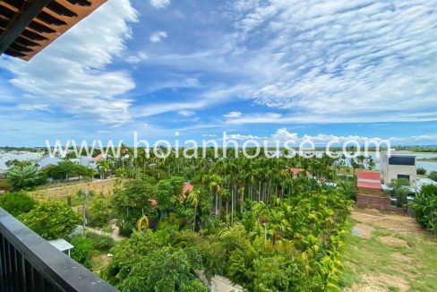 New Studio Apartment For Rent Located On The Top Floor In The Picturesque Area Of Cam Nam, Hoi An. (4,5 Million Vnd/month Approximately $190)(hah606)