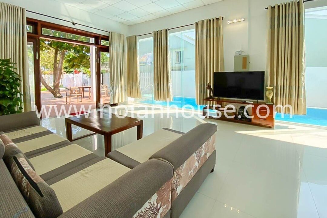 4 Bedroom House With Swimming Pool For Rent In Cam Ha, Hoi An ( 16 Million Vnd/month – Approximately $677)(hah614)