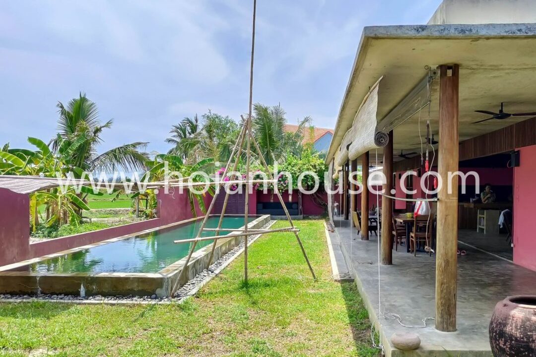 3 Bedroom House With Swimming Pool For Rent In Cam Chau, Hoi An (20 Million Vnd/month Approximately $850)(hah617)