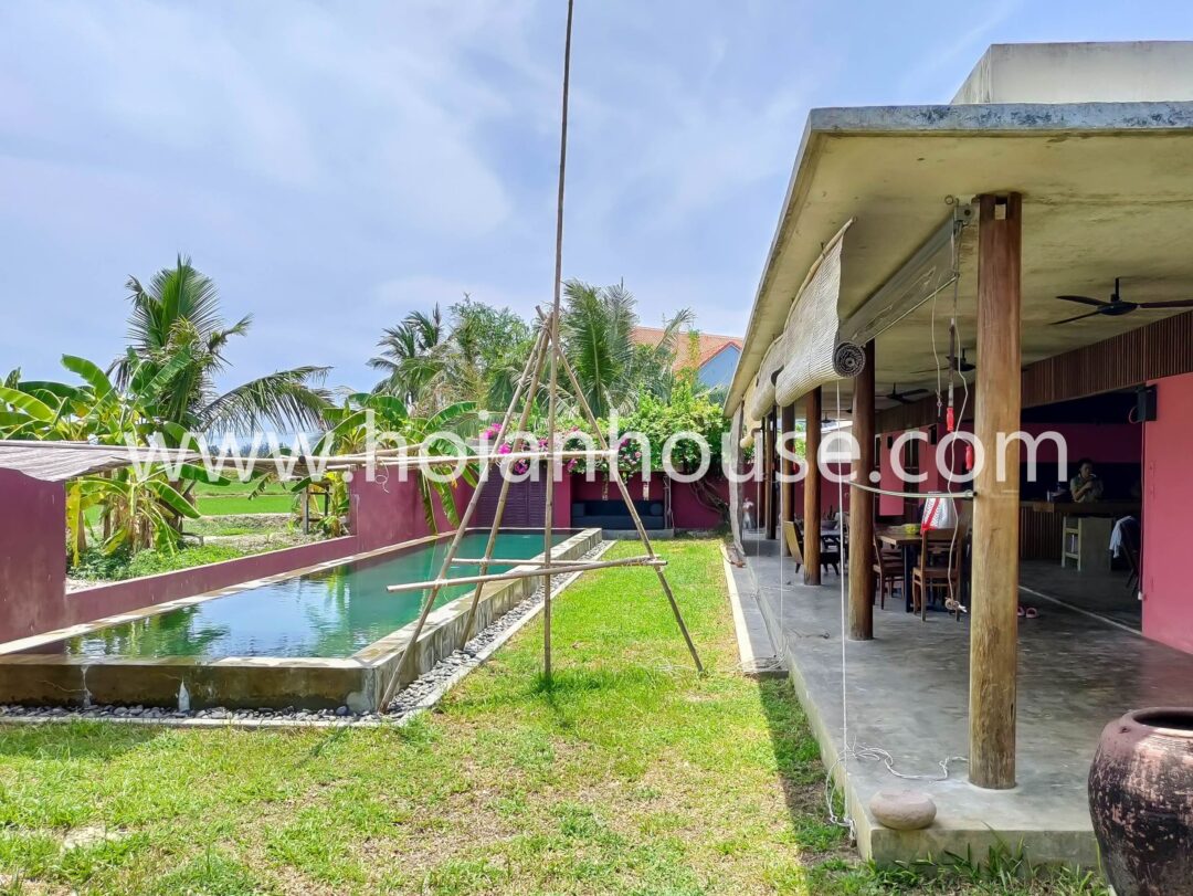 3 Bedroom House With Swimming Pool For Rent In Cam Chau, Hoi An (20 Million Vnd/month Approximately $850)(hah617)