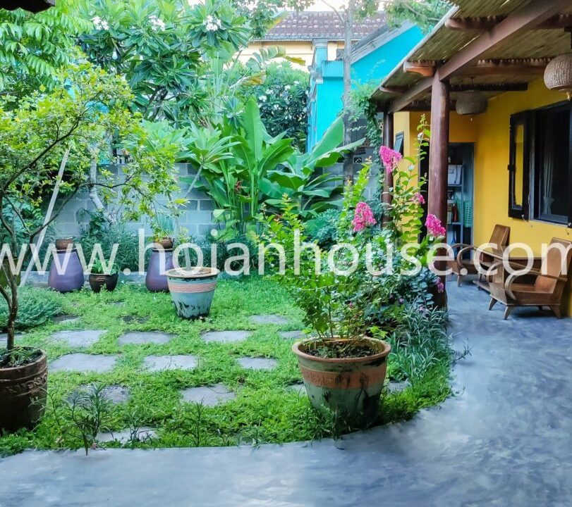 2 Bedroom House With Beautiful Garden For Rent In Cam Ha, Hoi An ( 18 Million Vnd/month – Approximately $760)(hah618)