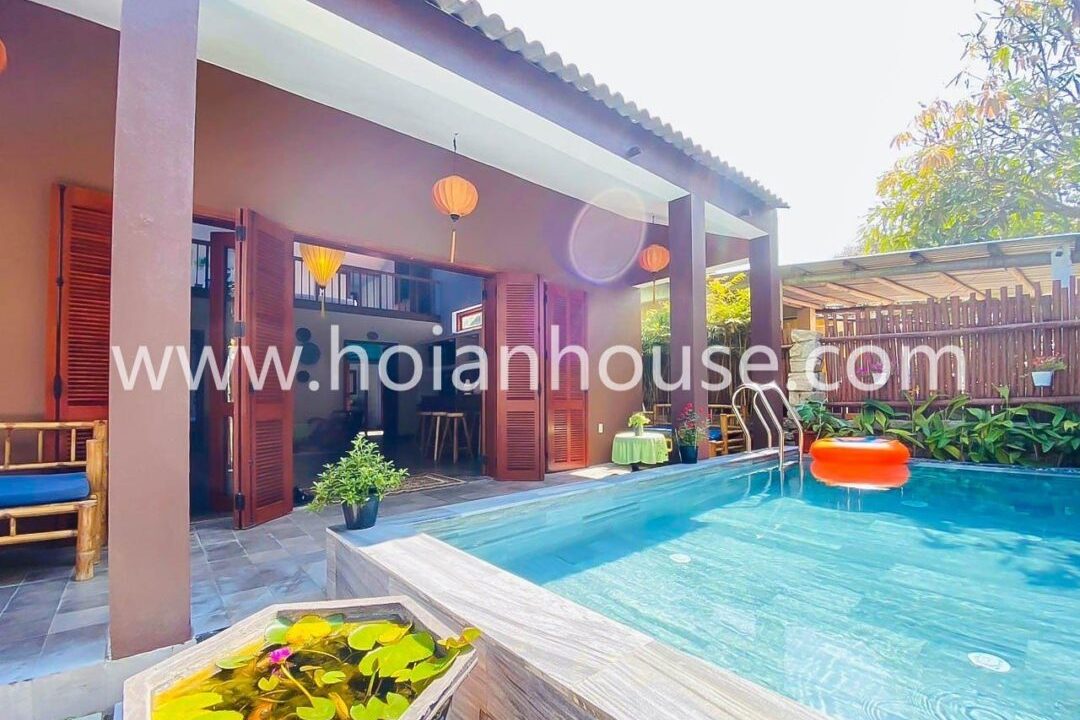 Charming 3 Bedroom Beach Villa With Private Swimming Pool For Rent In An Bang, Hoi An ( 25 Million Vnd $1,100)(hah624)