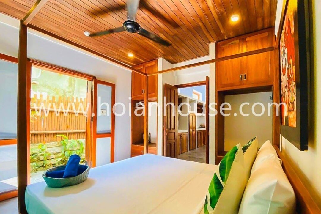 Charming 3 Bedroom Beach Villa With Private Swimming Pool For Rent In An Bang, Hoi An ( 25 Million Vnd $1,100)(hah624)