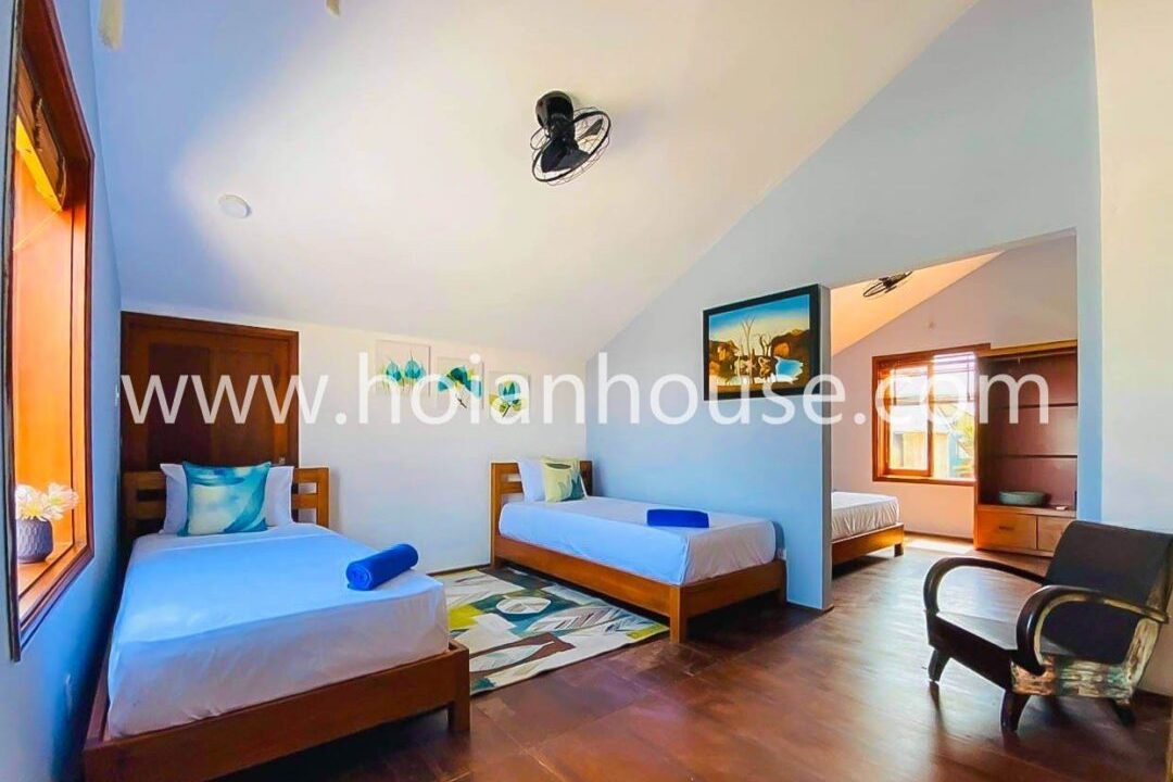 Charming 3 Bedroom Beach Villa With Private Swimming Pool For Rent In An Bang, Hoi An ( 25 Million Vnd $1,100)(hah624)