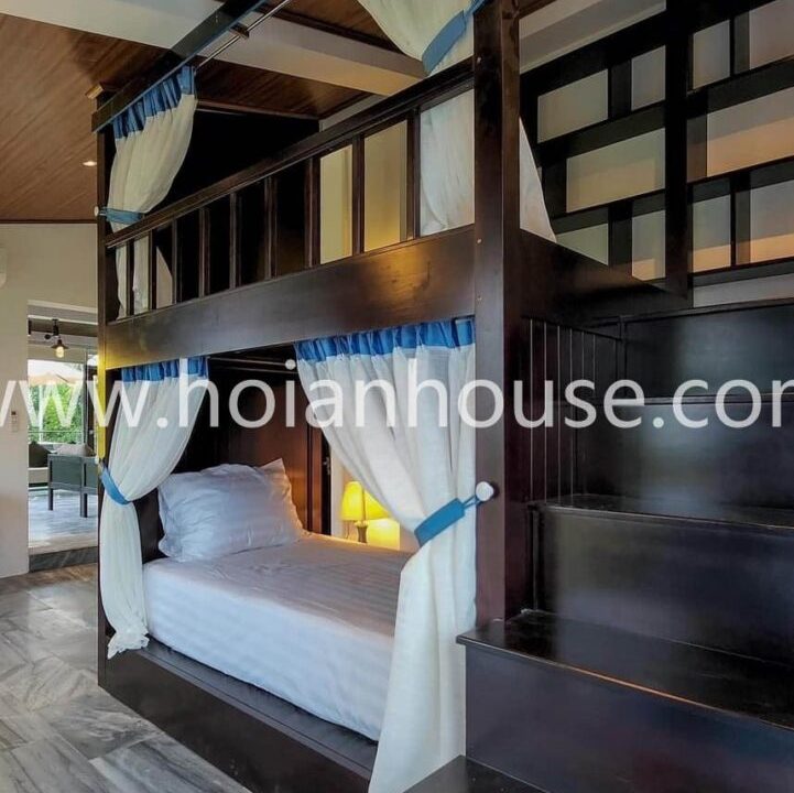 Charming 2 Bedroom Villa With A Refreshing Swimming Pool And A Picturesque View Of The Rice Paddy For Rent In Cẩm Thanh.(18 Million Vnd/month – Approximately $800)(hah629)