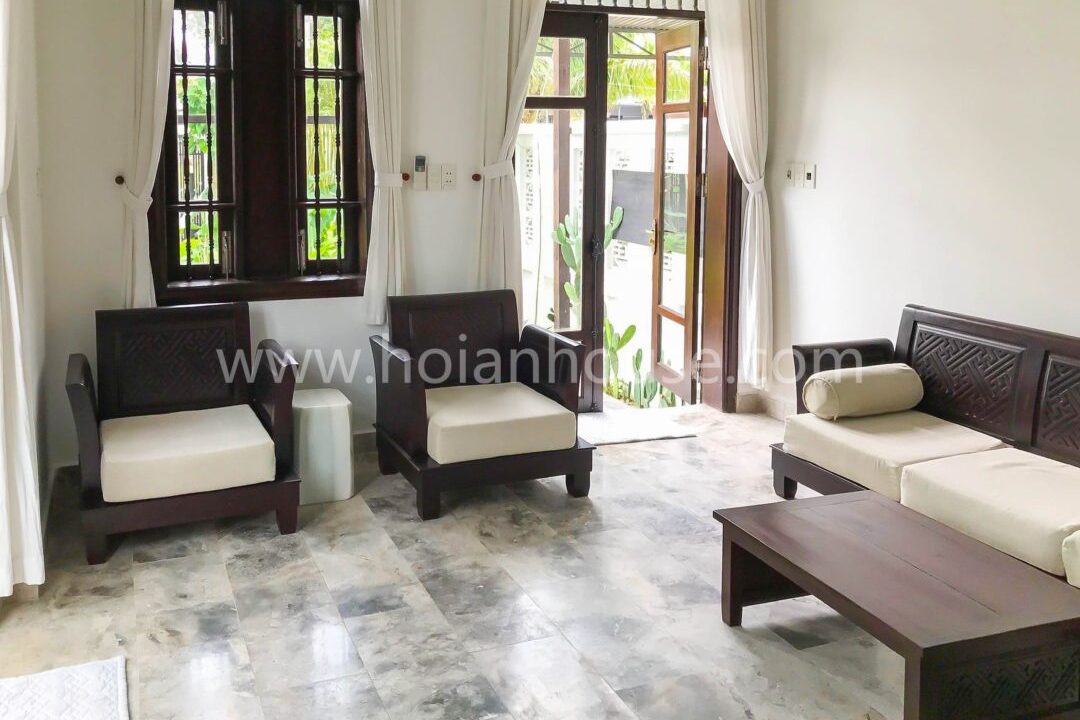 3 Bedroom House With A Beautiful Garden For Rent In Cam Thanh, Hoi An.(12 Million Vnd/month Approximately $500)(hah643)