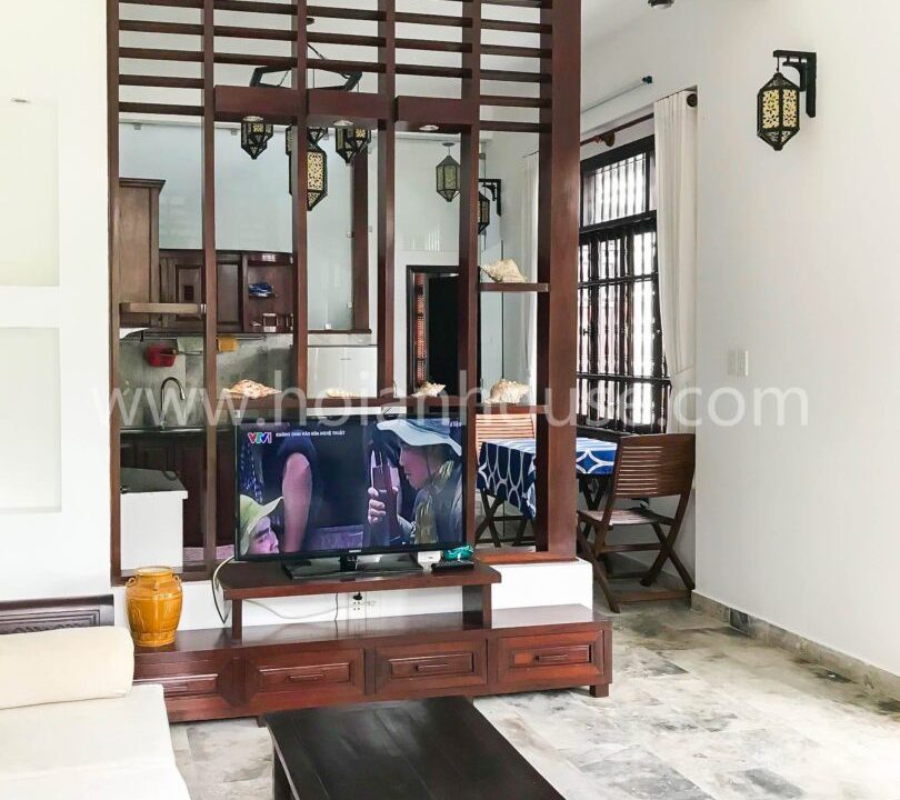 3 Bedroom House With A Beautiful Garden For Rent In Cam Thanh, Hoi An.(12 Million Vnd/month Approximately $500)(hah643)