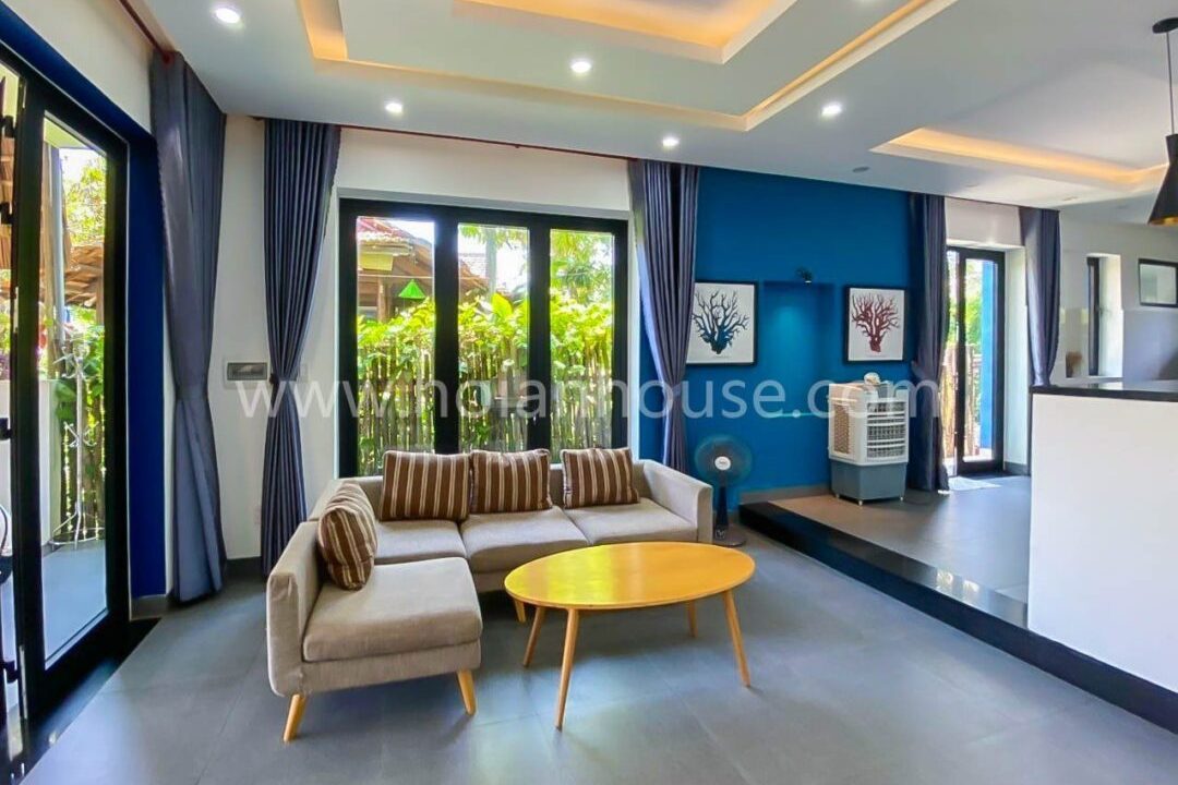 A Modern And Stylish 2 Bedroom House Located Just 100 Meters From The Beautiful An Bang Beach, Hoi An ( 18 Million Vnd/month Approximately $760)(hah642)