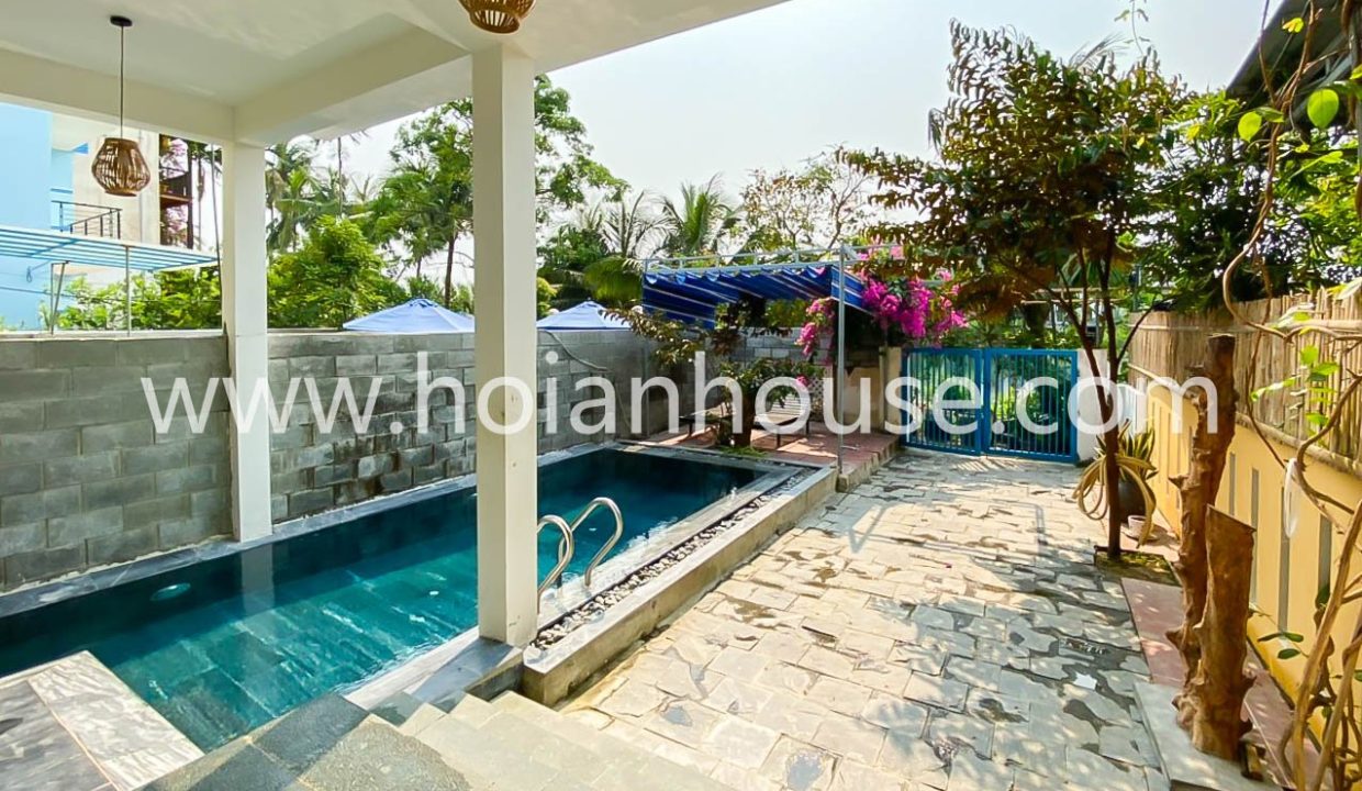3 Bedroom House With Swimming Pool For Rent In Cam Thanh, Hoi An (hah662)