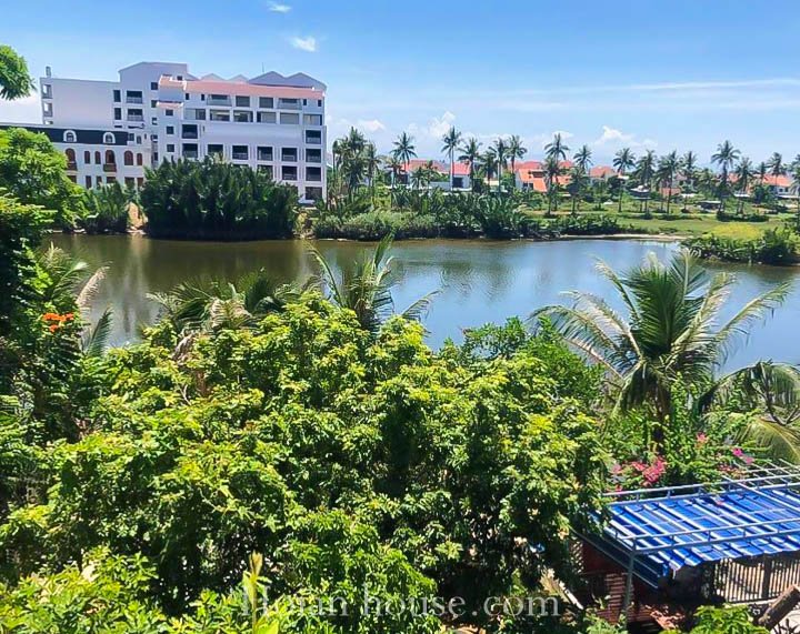 3 Bedroom House With A River View And A Swimming Pool For Rent In Cam Thanh, Hoi An ( Hah665)
