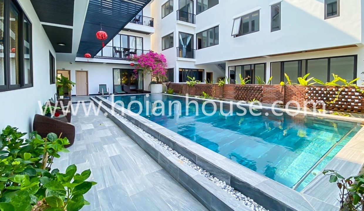(hah678) Modern 1 Bedroom Apartment With A Pool For Rent In Hoi An.